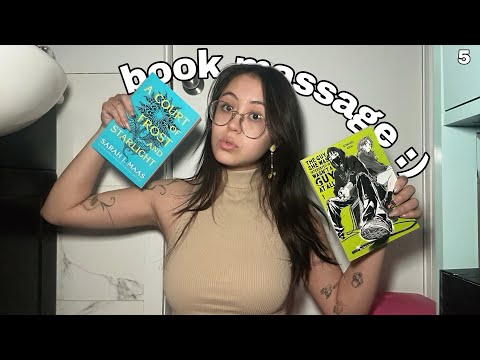 ASMR Book Massaging (Fast Aggressive Rubbing, Gripping, Tapping)