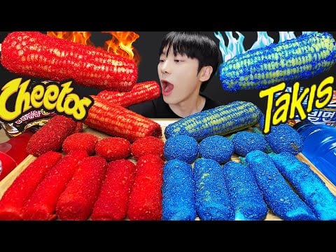 ASMR MUKBANG 직접 만든 타키스 대왕 가래떡 떡볶이 불닭볶음면 치즈스틱 핫도그 먹방 & 레시피 FIRE NOODLES AND Tteokbokki EATING SOUND!