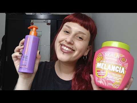 Mostrando comprinhas do mês com mouth sounds e tapping | ASMR