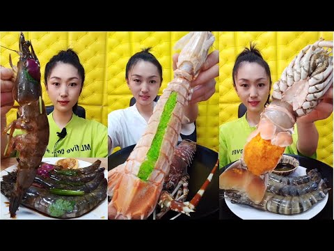 ASMR Seafood Mukbang Challenge 🦀 | 해산물 먹방 챌린지 ASMR 🦞 | シーフード大食いチャレンジ ASMR 🍣 | 海鲜吃播挑战 ASMR 🦑