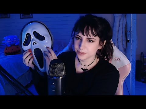 ASMR Halloween 🎃 Minha Coleção de Máscaras