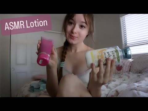 ASMR lotion + lid sounds 🧴