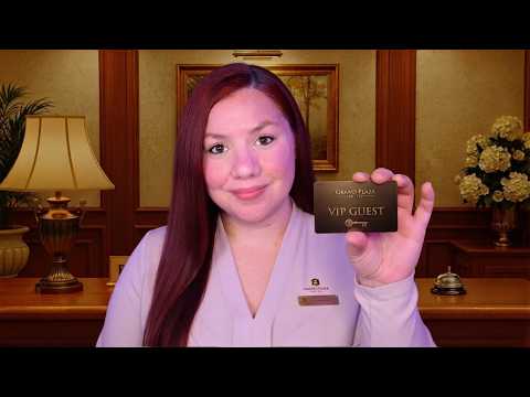 ASMR Recepcionista de Hotel VIP ⭐  Hotel Check-in Roleplay para Dormir