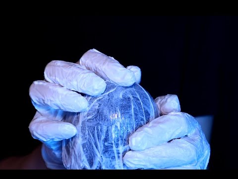 ASMR Latex Gloves Lotion Mic Rubbing (No Talking)