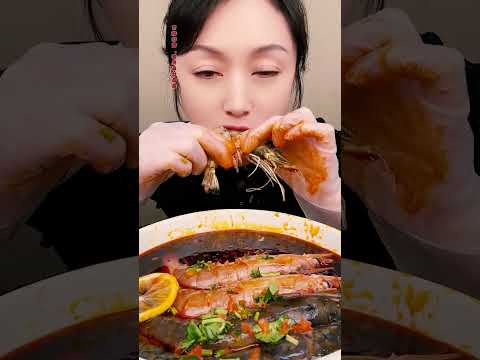 🦐✨ Giant Seafood Feast 🌊💫😁  대왕 해산물 Mukbang #SeafoodFeast #대왕먹방