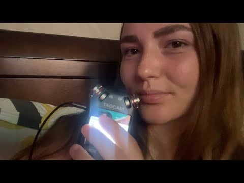 Asmr Ear to Ear Tascam Ramble (Mouth Sounds)