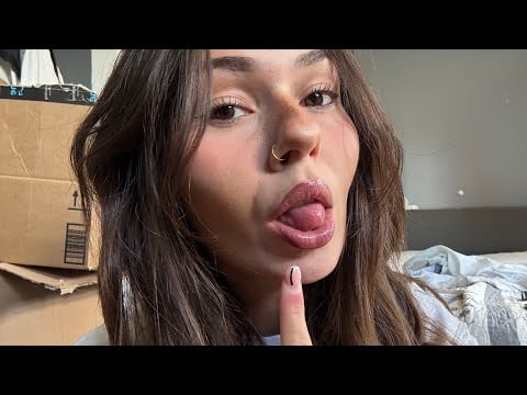 ASMR Tongue Swirling + Rambling! 