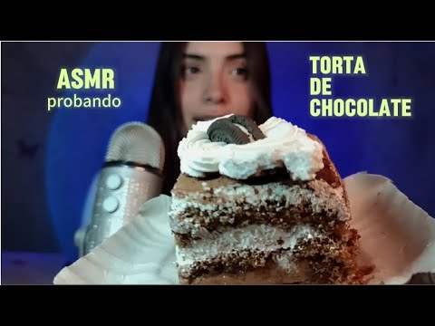 asmr probando torta 🍰 y charlamos un poco