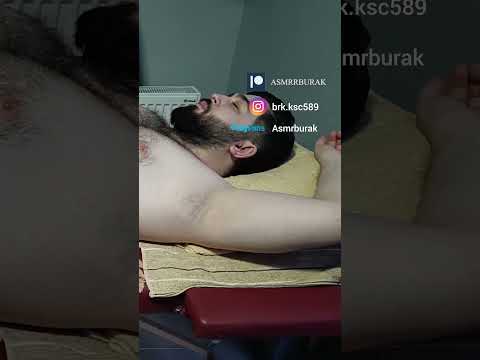 VERY RELAXING CHEST, ARM AND ABDOMEN MASSAGE #satisfying #relaxing #asmr #shorts #massage