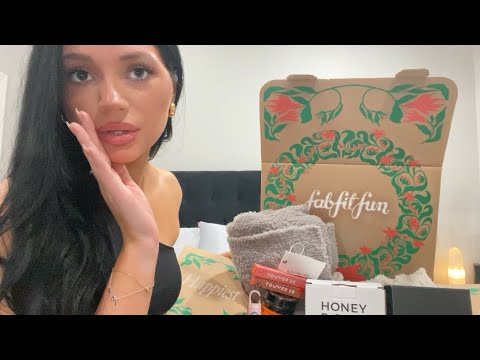 ASMR| FABFITFUN WINTER UNBOXING ( OH SO RELAXING)❄️