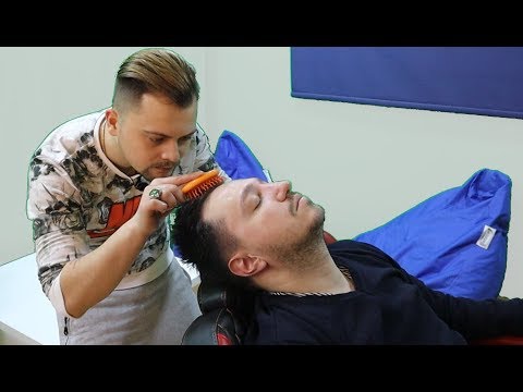 ASMR MASSAGE BARBER | TURKISH MASSAGE | ASMR | SLEEP HYPNOSIS FOR INSOMNIA & ANXIETY * HEAD MASSAGE
