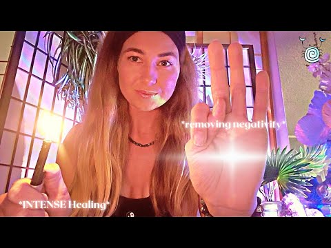 [Reiki ASMR] ~ 🔥INTENSE🔥 Energetic Cleansing & negativity removal