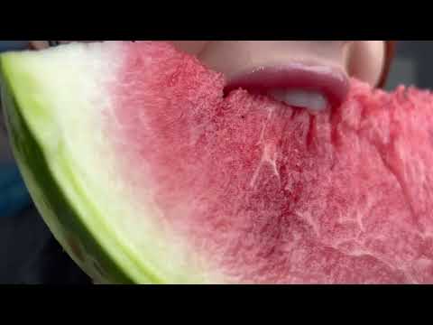 ASMR Watermelon Eating