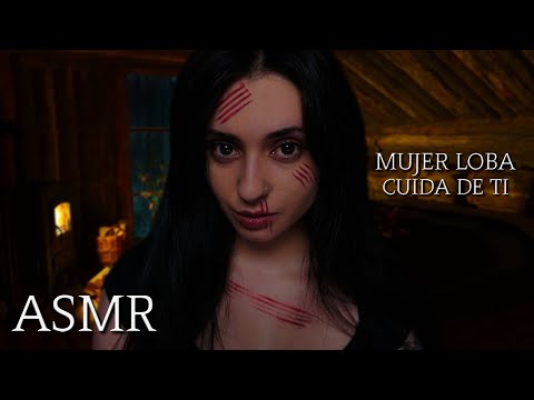 ASMR MUJER LOBA CUIDA DE TI 🐺 ASMR ROLEPLAY