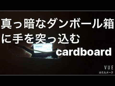 ASMR 真っ暗なダンボール箱に手を突っ込む【リクエスト動画 request movie 】