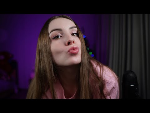 Want to Relax with SOFT ASMR Kisses and Face Touching?