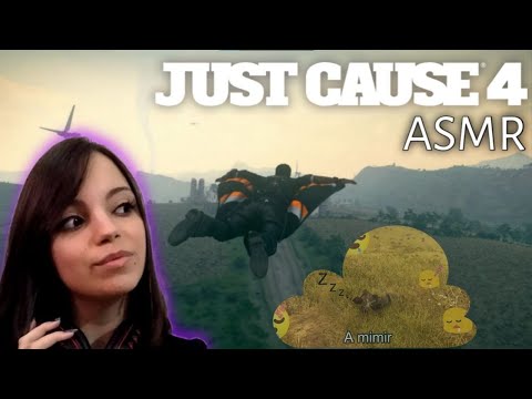 ASMR JUST CAUSE 4 - Explorando e sobrevoando mapa | Especial de 200 inscritos (mouth sound, trigger)