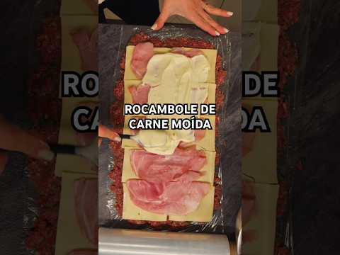 Rocambole de carne moída #rocambole #receitafacil #carnemoida