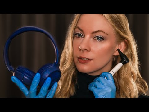 ASMR Ear Cleaning & Headphone Hearing Test 🎧 Whisper, Beep Test, Ear to Ear, Layered Sounds