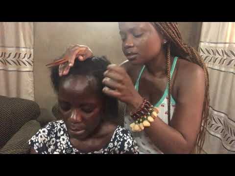 ASMR RELAXING SCALP SCRATCHING AND MASSAGE FOR DEEP SLEEP 😴 