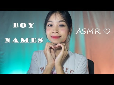 ASMR Boy Names in 2024 ❤️ Find Your Name!