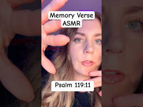 Loop and Memorize Psalm 119:11 w/ me ✝️💕 #asmr #memoryverse #bible #bibleverse #christian