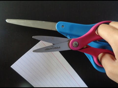 ASMR Scissor Sounds and Cutting Paper