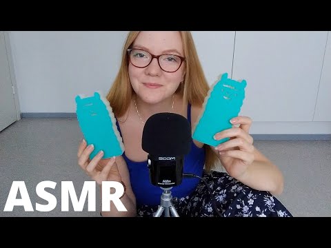 ASMR SUOMI // ALPAKKA PESUSIENET // Sponge sounds, whispers, tapping…