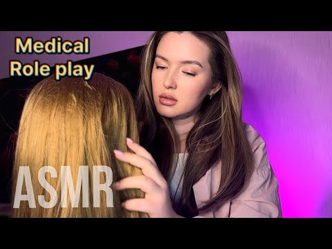 АСМР Нежный Медицинский Массаж Доктор ASMR Applied Kinesiology Medical Role play Massage