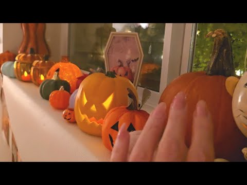 ASMR Fast Tapping and Scratching on Pumpkins | Whispered | Lo-fi 