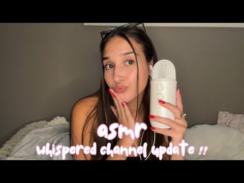 asmr - exciting channel update 🤭