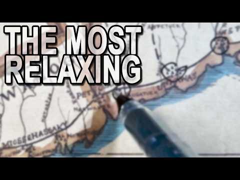The Most Relaxing Vintage Map Tracing on YouTube (Pure ASMR)