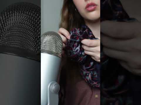Scarf Scratching & Rubbing  #asmr #relax #visualtingle #tingles