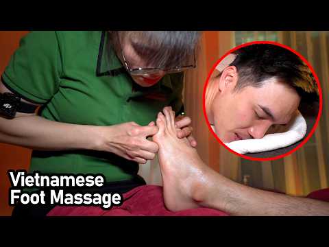 ASMR: $10 Vietnamese Foot Massage Intense Pressure for Sleep