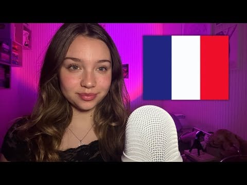 ASMR in French! 🇫🇷❤️ Best Trigger Words (close up whispers)