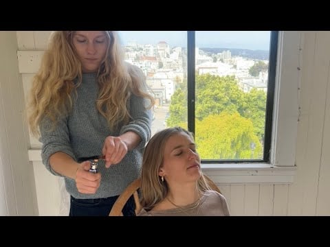 High Sensitivity ASMR Head Massage 🌳 Hairline Attention 
