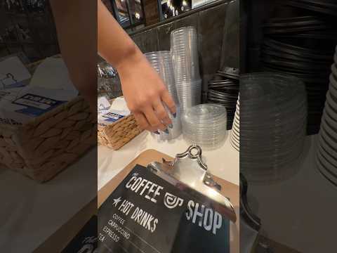 Coffee shop fast asmr # #asmr #shorts