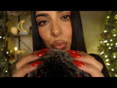 ASMR Soft Kisses + Mouth Sounds + Mic Scratching (very highly requested)