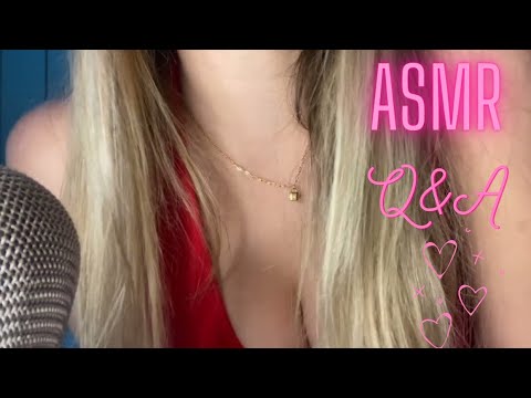 ASMR| Q&A (4000 subs special) 💖🎉