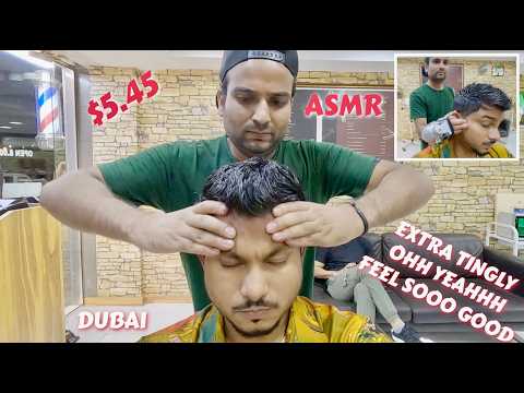 ASMR |  Sensation: Extra Tingly Indian Head & Back Massage! Must Watch! 😱🇦🇪