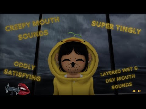 ROBLOX ASMR  🎈creepy mouth sounds (CRAZY INTENSE TINGLES)🎈