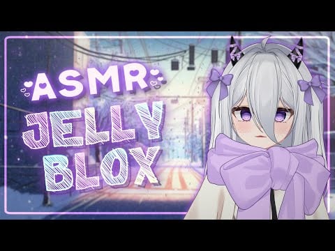 【ASMR/3dio】Tingly, squishy, crunchy Jelly Blox 🧱 | No Talking!