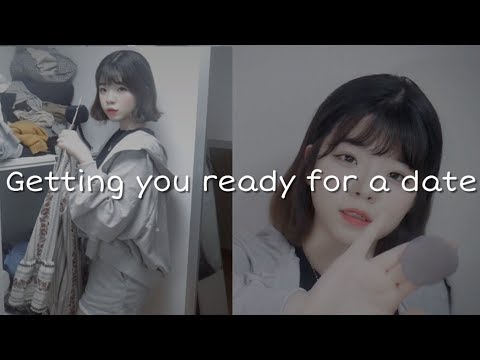 한국어 ASMR │메이크업 롤플레이 (Make up roleplay)│동생 데이트 준비해주기♡Getting ypu ready for a date│언니 롤플레이 roleplay