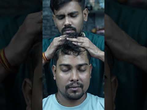 Escape to Tranquility:  Head Massage & Tapping ASMR for Total Relaxation #shorts