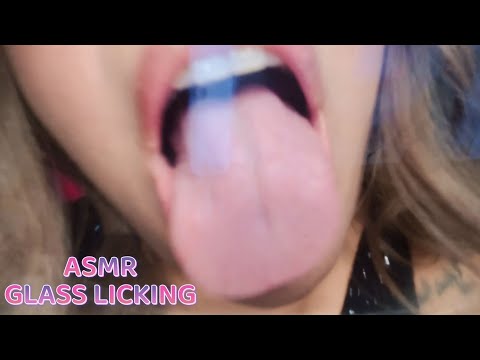 ASMR GLASS LICKING,LICKING THE GLASS LIKE A CAT, LAMBENDO O VIDRO #ASMR #GLASSLICKING