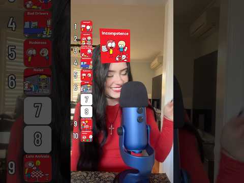 ASMR ranking what makes me mad 😡 #asmr #ranking