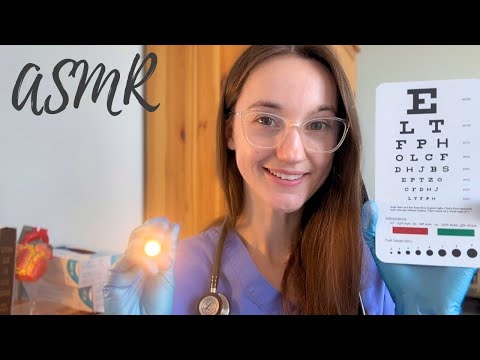 ASMR Gentle Doctor Roleplay 🩺 Cranial Nerve Exam | Relaxing Sounds & Personal Attention