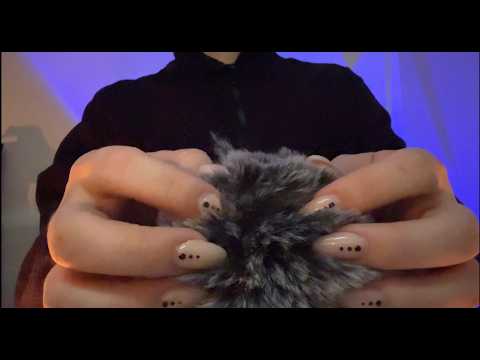 ASMR | Mic Brushing for Deep Sleep | Candle Crackling background (3 Hours)