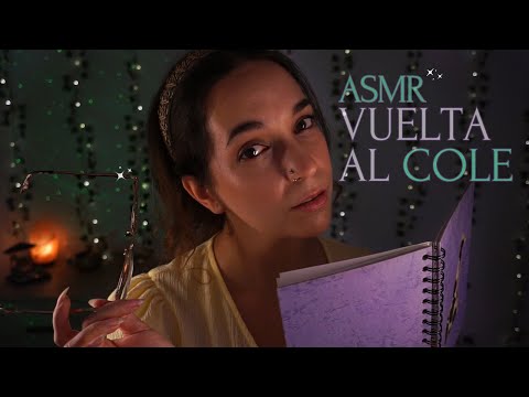 ASMR Relájate con los sonidos de la vuelta al cole