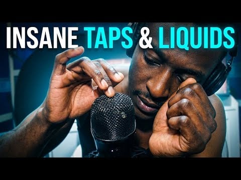 ASMR Liquid Shaking | Tapping and Hand Triggers
